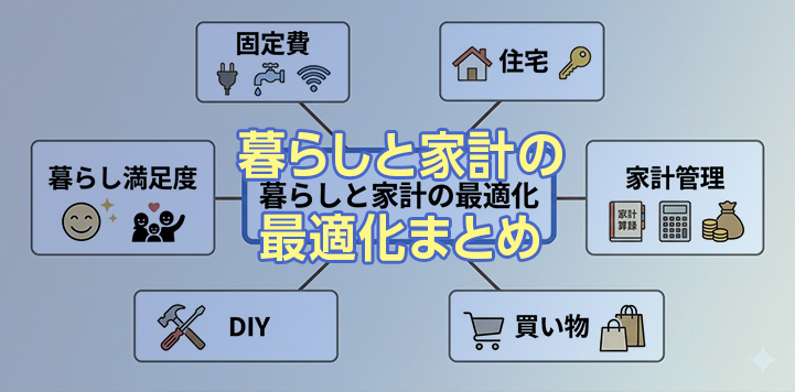 暮らしと家計の最適化まとめ｜固定費削減・住宅・買い物習慣まで実体験で解説