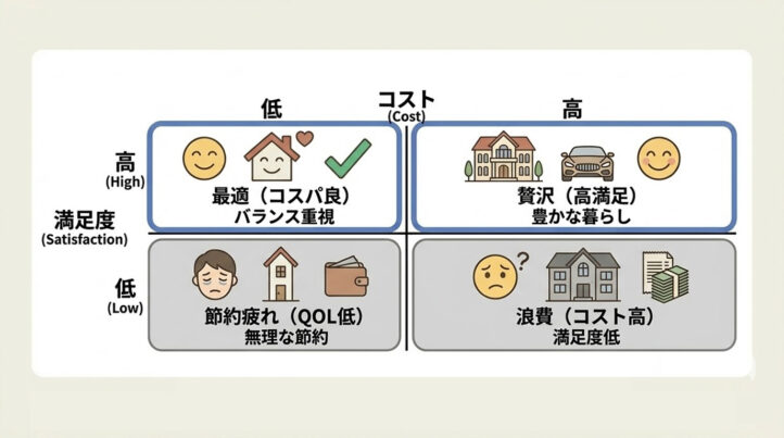 暮らしの満足度を高めるお金の使い方