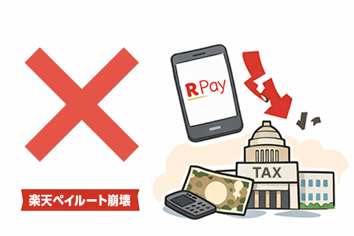 楽天ペイ改悪でルートは崩壊